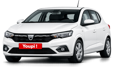 Louer une voiture Dacia Sandero en Cat. B Compacte
