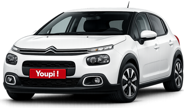 Louer une voiture Citroen C3 en Cat. B Compacte